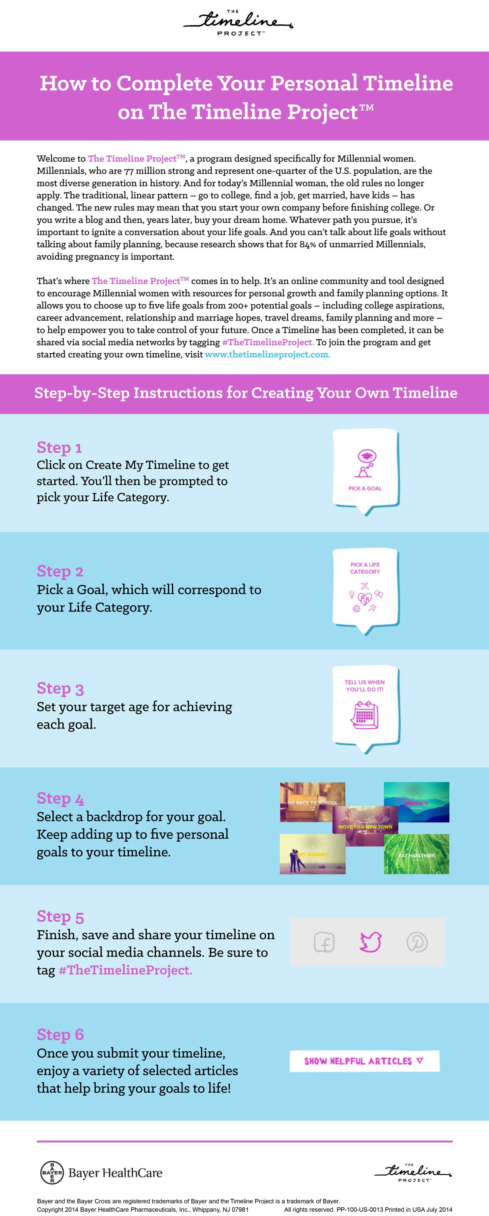 personal timeline project