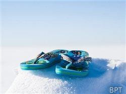 Flip-flops and snow don't mix: Winter foot-health advice