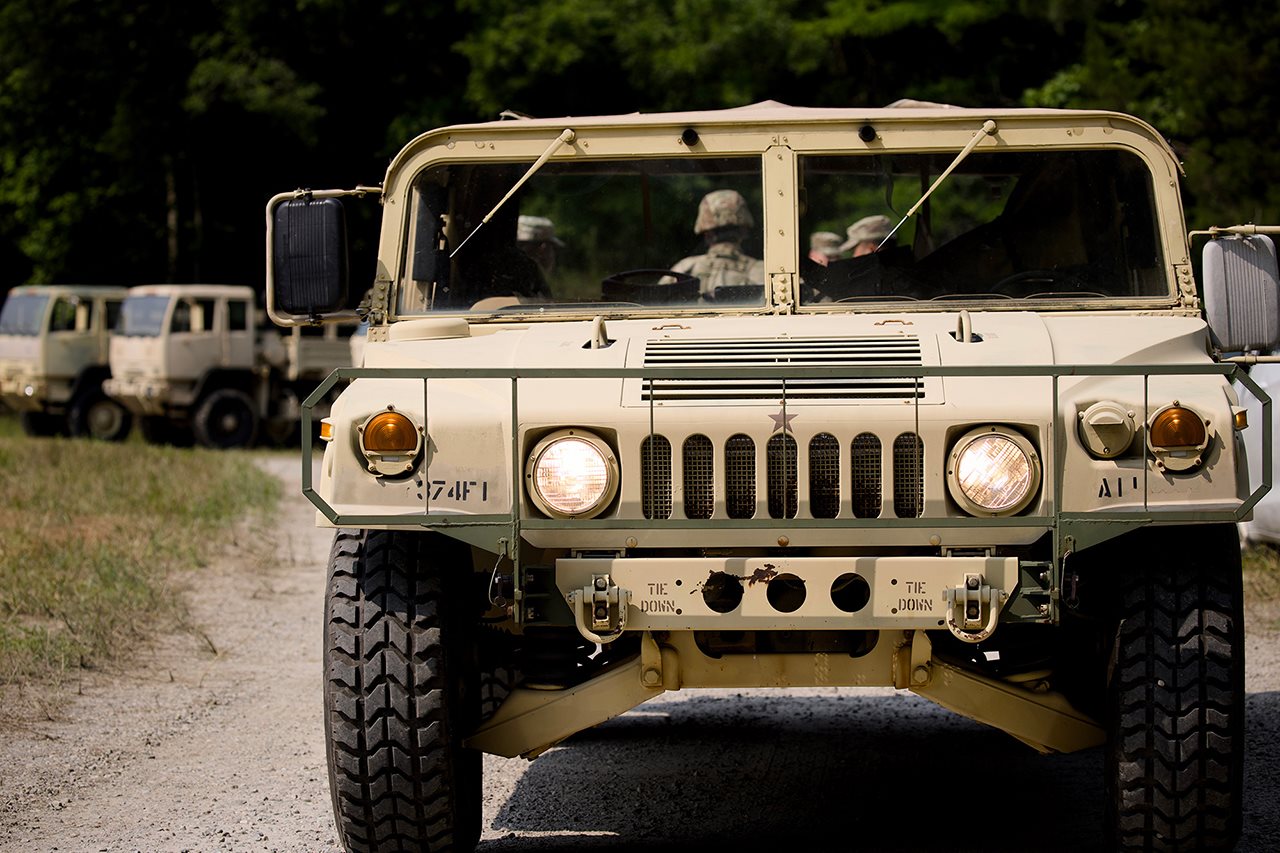 U.S Army transportation vehicle