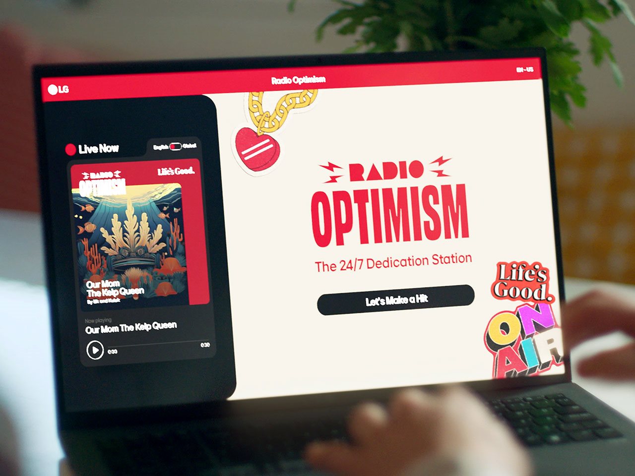 Radio optimism web site