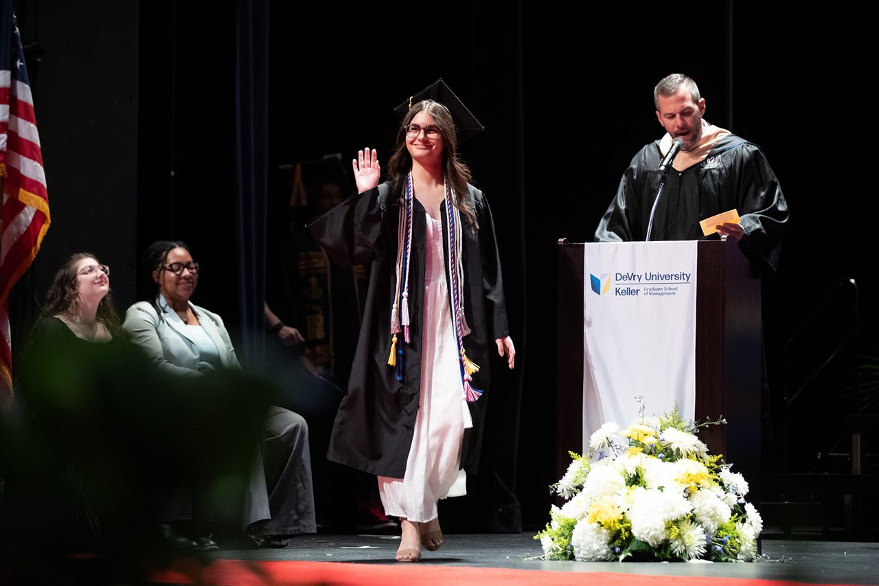 Jennifer graduated from DeVry University Advantage Academy (DUAA) with a high school diploma and an associate degree.