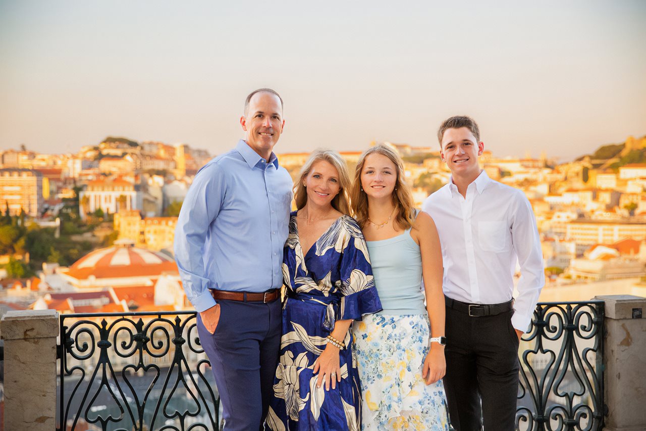 Troutman family while on vacation.