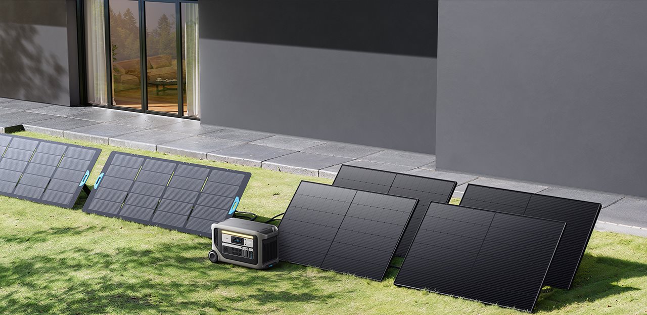 Solar panels and back up power system