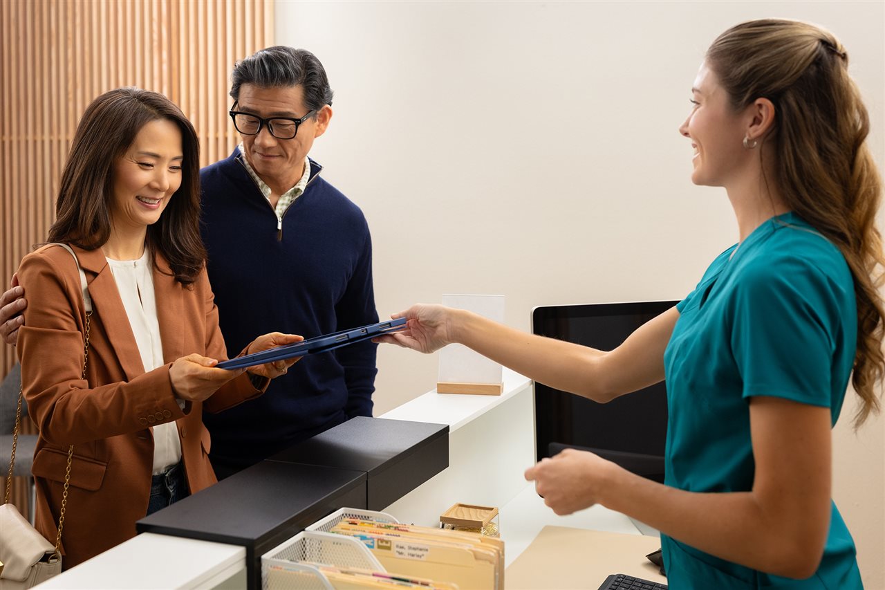 Patient at a dental office. Synchrony provides businesses with digital tools, training and financing infrastructure.